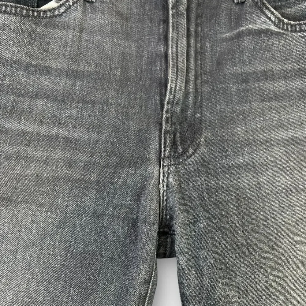 MOTHER The Insider Crop Step Fray in Ace of Spades Size 27 - Picture 4 of 10